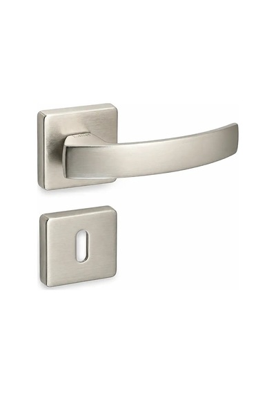 Sese Arya Modeli Kare Rozetli Oda Kapı Kolu Inox 200-202r-01-53