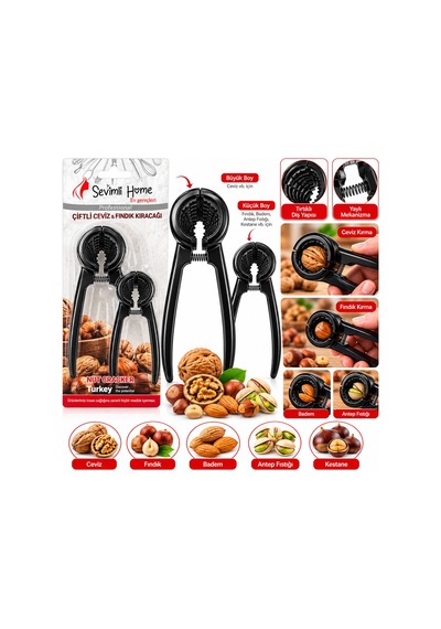 Buradabulabilirsin Fındık & Ceviz Kıracak 2pcs Bbz Çok Renkli