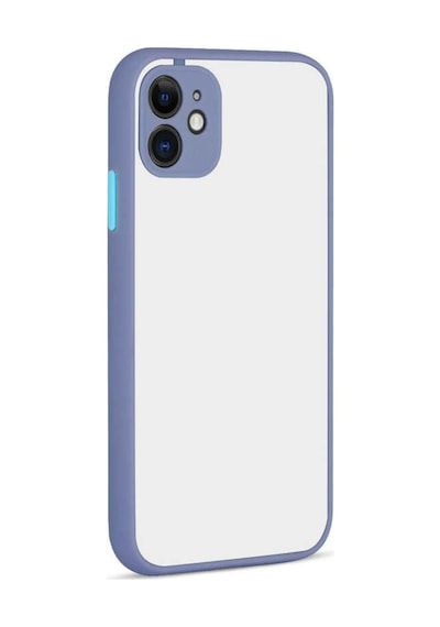 Apple Uyumlu iPhone 11 Kılıf Zore Hux Düğme Ve Kapak Zıt Renk Kılıf