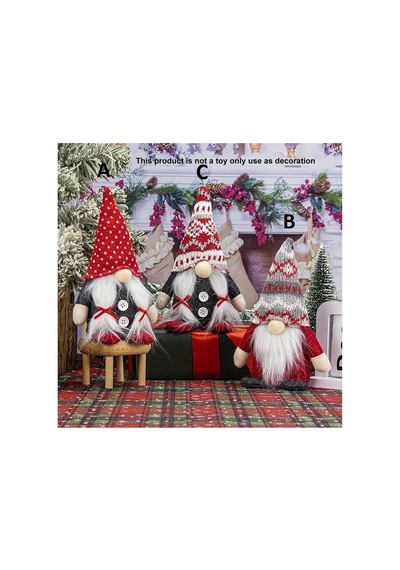 20 Cm Nordik Noel Cücesi Yılbaşı Çam Ağacı Süsü Yılbaşı Peluş Figür