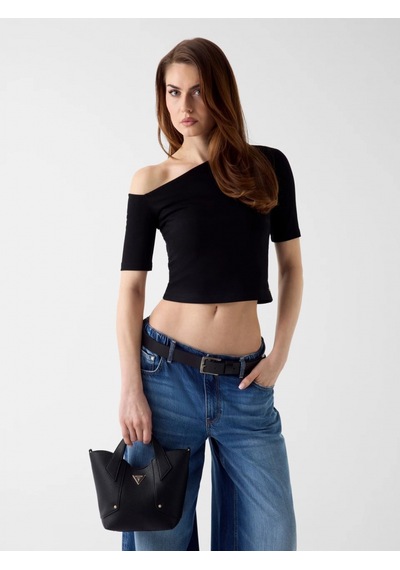 Guess Darcy Mini Kadın Siyah El Çantası Hwbg9914750-bla Siyah