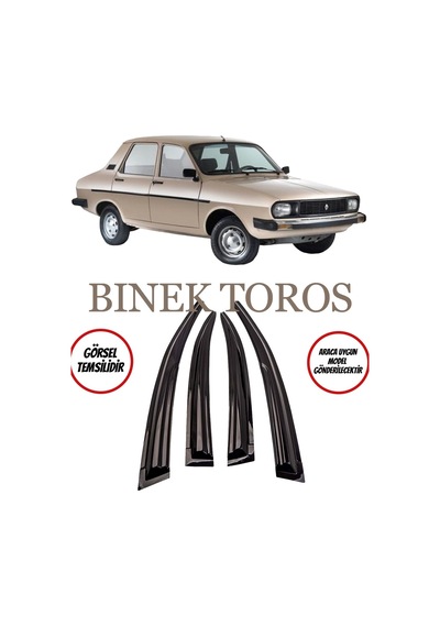 Balp Renault 12 Toros Binek Cam Rüzgarlığı 4lü