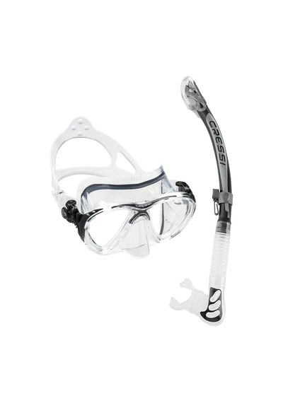 Cressi Big Eyes Evolution Maske Alpha Ultra Dry Şnorkel Seti Siyah Siyah