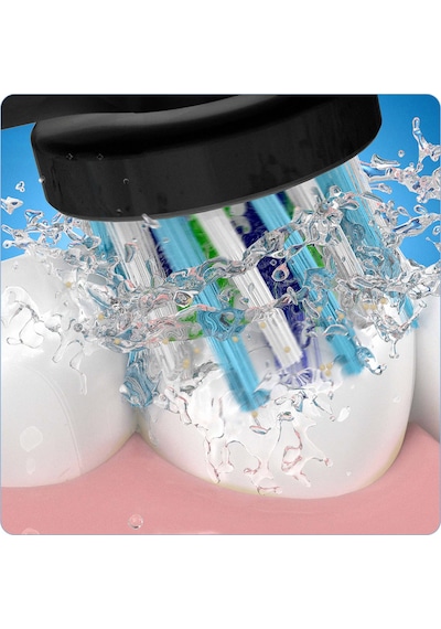 Oral-B Cross Action Şarjlı Diş Fırçası Yedek Başlığı Siyah 2'li