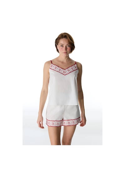 Penti Kırık Beyaz Magnifique Pamuklu Şort Pijama Altı