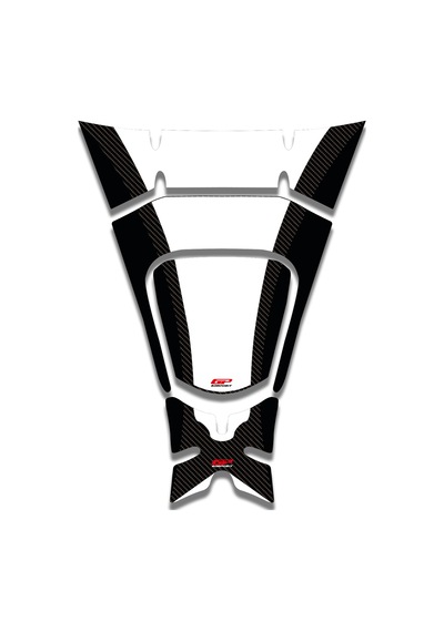 Gp Kompozit Honda Pcx 125 / 150 2018-2020 Uyumlu Tank Pad Seti Beyaz