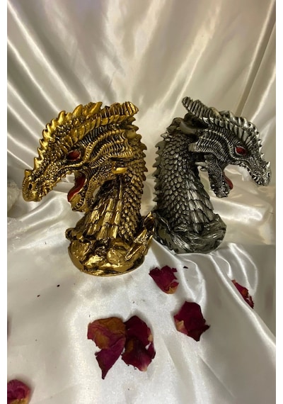 Feng Shui Dragon Ejder Kafası 2li Ejderha Kafası