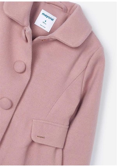 Mayoral Kız Çocuk Kaşe Kaban 4484 Pembe