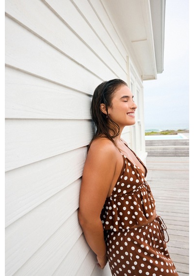 Penti Polka Dot Frill Bikini Üstü