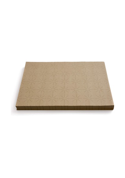 Yıldız Desenli Kraft Servis Kağıdı 40x28,5 Cm 500 Adet Kahverengi