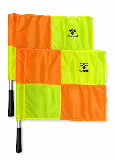 Hummel Hakem Bayrağı 1 Çift , Çantalı Şak Şak Bayrak Kırmızı - Sarı