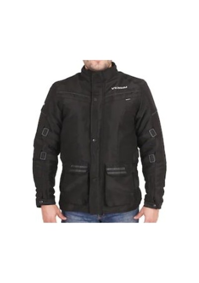 Venom Touring Pro Siyah Erkek Motosiklet Montu