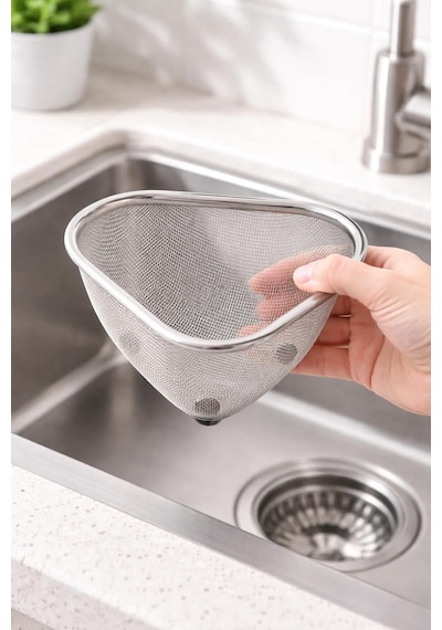 Busstier Ayaklı Lavabo Süzgeci Mutfak Ve Banyo İçin Metal File Gider Süzgeci Gıda Artığı Ve Saç Tutucu Drenaj Diğer