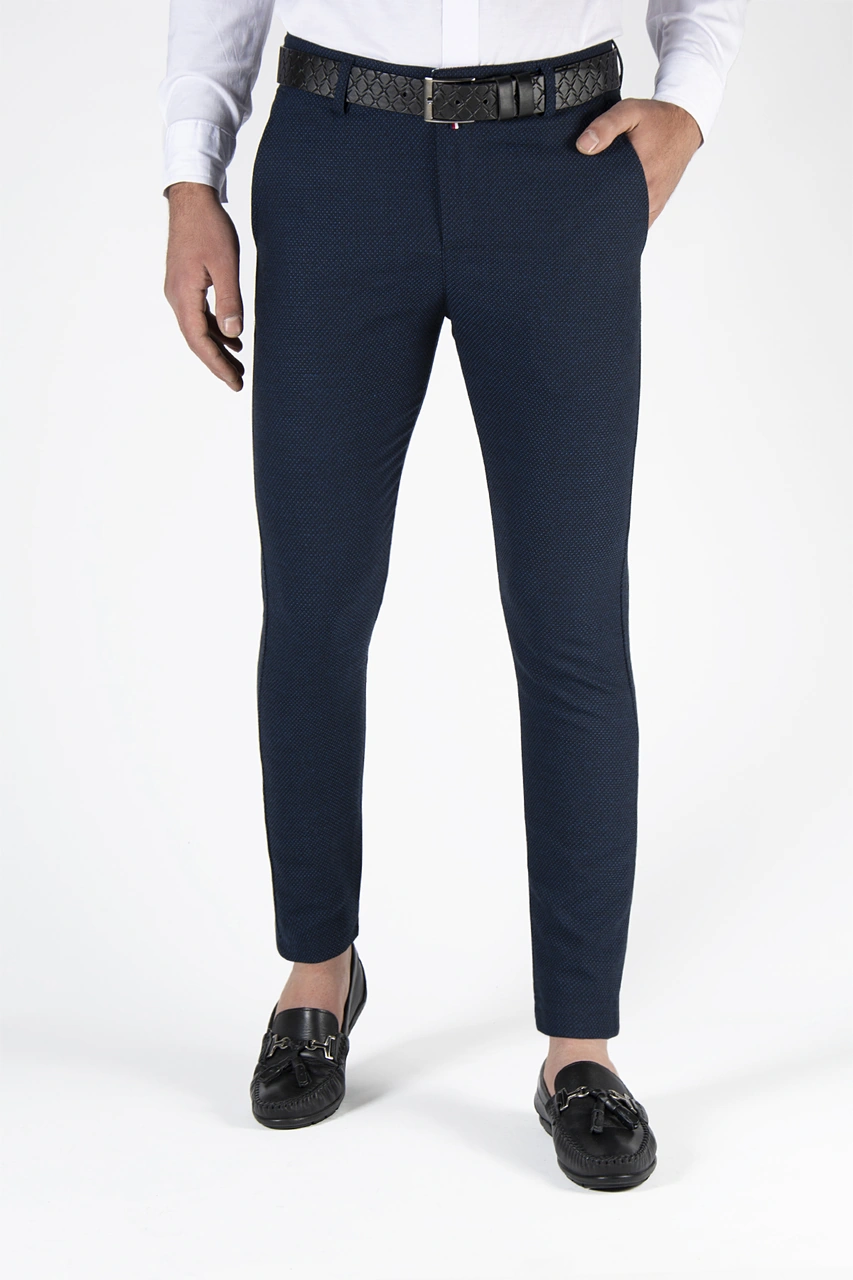 Veaven Erkek Lacivert Slim Fit Nokta Dokulu İtalyan Kesim Keten Pantolon Çok Renkli21 Veaven Erkek Lacivert Slim Fit Nokta Dokulu İtalyan Kesim Keten Pantolon Çok Renkli21