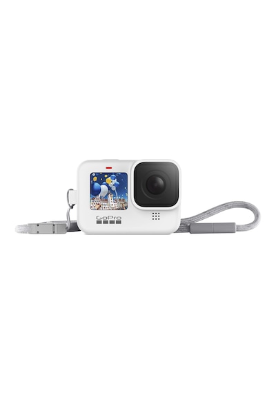Gopro Kılıf + Taşıma Bandı Beyaz Hero10 Black/hero9 Black