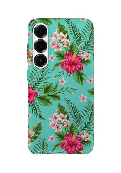 Samsung Galaxy S25 Fe Uyumlu Baskılı Şeffaf Telefon Kılıfı Koleksiyon: Floraluxe Botanica 6