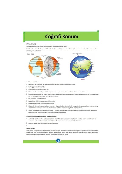 Her Derde Deva Coğrafya 11 Fasikül Konu Anlatımı