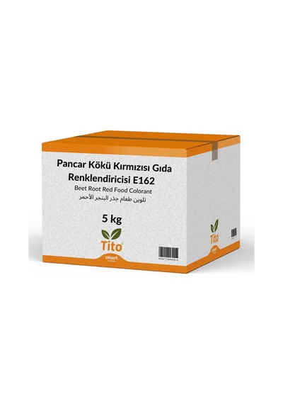 Pancar Kökü Kırmızısı Gıda Renklendiricisi Toz Suda Çözünür E162 5 Kg