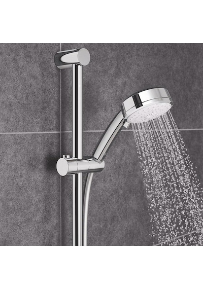 Grohe Tempesta Cosmopolitan 100 Sürgülü Duş Seti, 3 Akışlı, Krom, 27579002 Krom