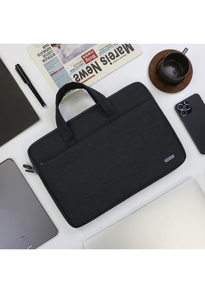 Recci Rcs-s11 Su Geçirmez 16 İnç Laptop & Notebook Çantası Polyester Kumaş Siyah