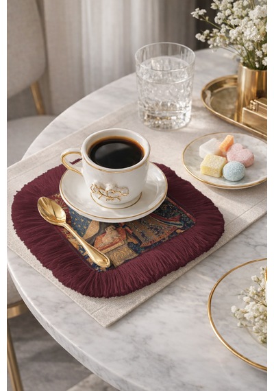 Ortaçağ Saray Şıklığı Saçaklı Sunum Peçetesi-lady Temalı Klasik Bordo Bardak Altlığı Mendil Pastel Sisli Pembe Ortaçağ Saray Şıklığı Saçaklı Sunum Peçetesi-lady Temalı Klasik Bordo Bardak Altlığı Mendil Pastel Sisli Pembe