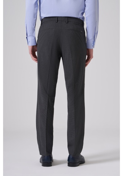 Morven Erkek Füme Yünlü Trend Desenli Dynamic Fit Pantolon 26mc003023050 Füme