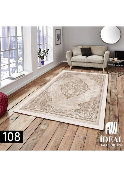 Ideal Kadife Halı Örtüsü 108