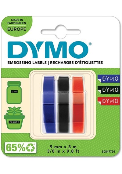 Dymo Kabartma Şerit 9mmx3mt 3 Lü Bls K/s/m S0847750 Diğer
