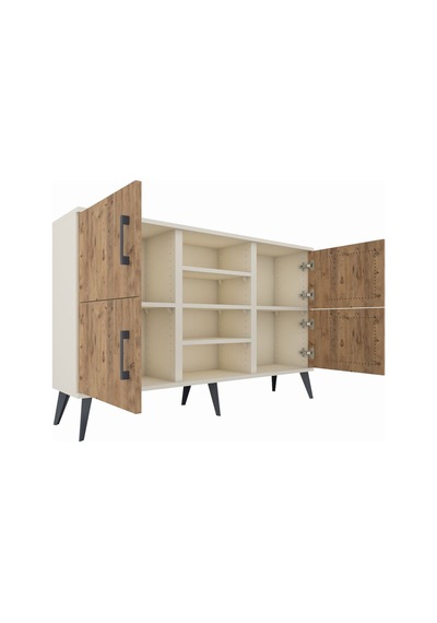 Arges Konsol 5 Raflı 4 Kapaklı 132x30x83 Aytaşı-çam/aytaşı Çam/aytaşı Arges Konsol 5 Raflı 4 Kapaklı 132x30x83 Aytaşı-çam/aytaşı Çam/aytaşı
