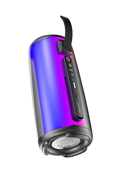 Mikado MD-17BT Capella Siyah 10 W 1 RGB Mikrofonlu Transparan/bt/tf Kart/aux/usb Tws 1800 Mah Bataryalı Bluetooth Hoparlör