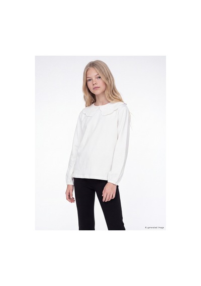 Lc Waikiki Alıta Cıty Farkıyla Lcw Kids Beyaz Bebe Yakalı Nakışlı Kız Çocuk Tişört Beyaz - 928163291 Beyaz Lc Waikiki Alıta Cıty Farkıyla Lcw Kids Beyaz Bebe Yakalı Nakışlı Kız Çocuk Tişört Beyaz - 928163291 Beyaz