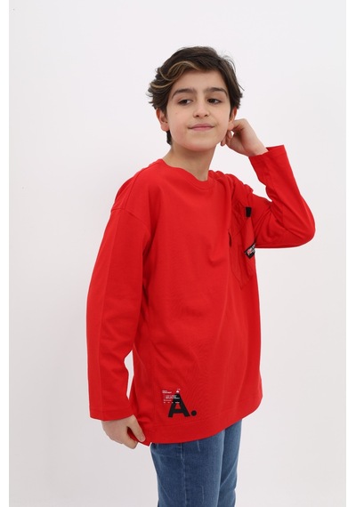 Toontoy Kids Toontoy Erkek Çocuk Wear For Baskılı Tişört Kırmızı