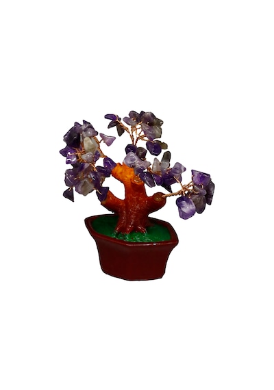 Ametist Doğal Taşlı Bonsai Hayat Ağacı - Dekoratif Ve Şifalı Ener