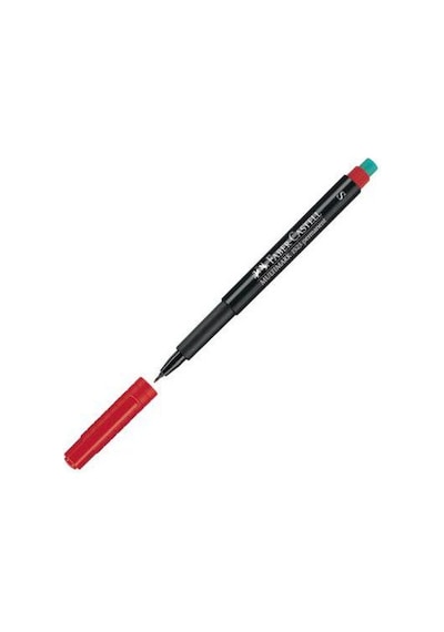 Faber-Castell 1523 21 S Kırmızı Permanent Kalem Kırmızı