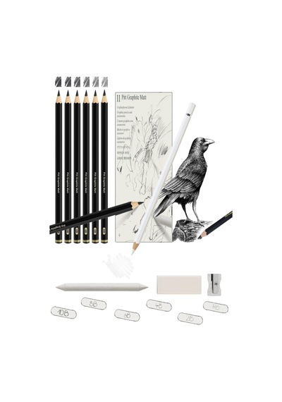 Canson Xl Croquis Spiralli Eskiz 90gr A5 50 Yp Pitt Graphite Matte 10b, 8b, 6b, 4b, 2b ,hb Eskiz Set