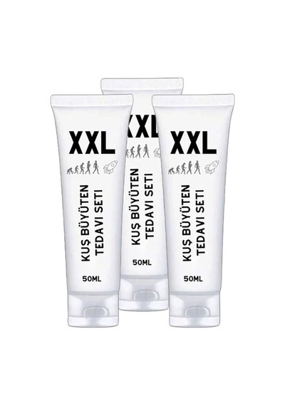 Kuş Xxlcream Men Enlarger 3 Tane 50 Ml Erkeklere Özel Boyut Kremi