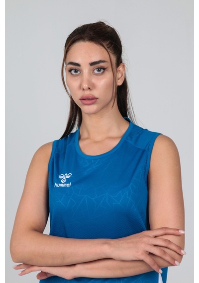 Hummel Dream Sıfır Kol Tişört Saks Mavi