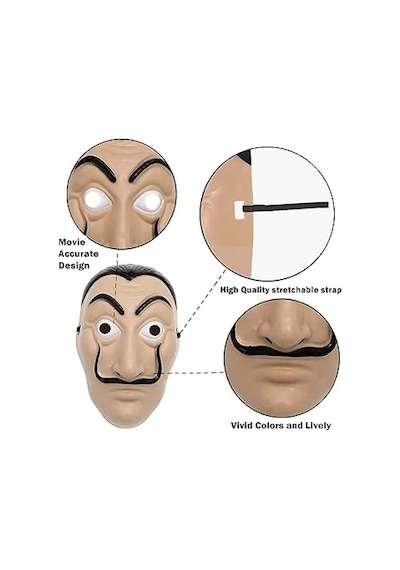 Nessiworld La Casa De Papel Salvador Dali Maskesi Orjinal İthal Ürün Diğer