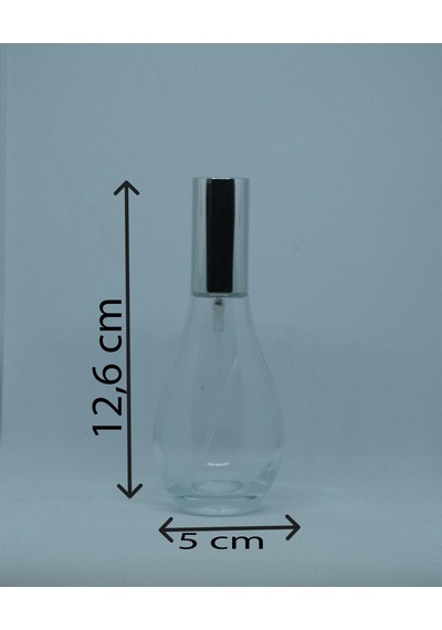 Parfüm Şişesi 70 ML 6 Adet Boş Ampul Şişe Sarı Kapak Plastik Valf