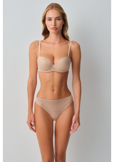 Suwen Mocha Brazilian String Külot Wsl10210319272 Nude