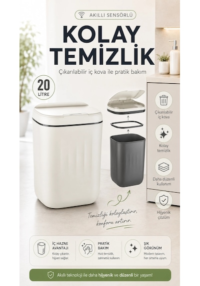 Sensörlü Çöp Kovası Diğer