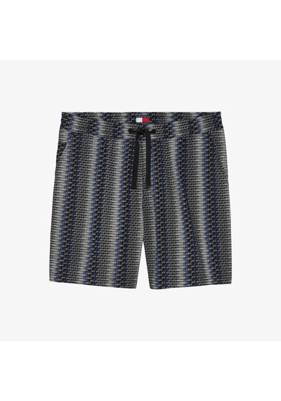 Tommy Hilfiger Aop Erkek Siyah Şort Dm0dm22829