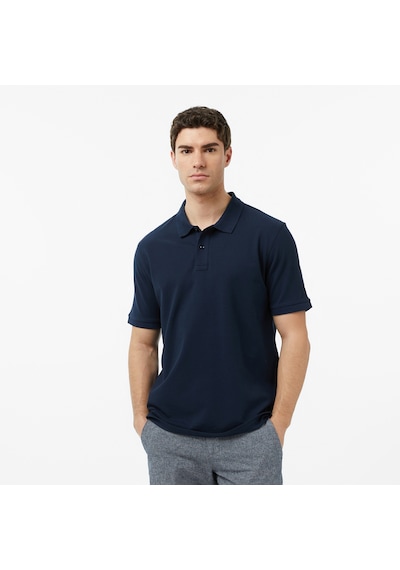 Nautica Erkek Lacivert Regular Fit Polo Yaka T-shirt Düz K65000t Lacivert