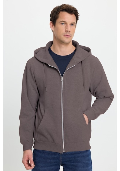 Tudors Unisex Relax Fit Rahat Kesim Pamuklu İçi Polarlı Çift Cepli Tam Fermuarlı Gri Kapüşonlu Sweatshirt-41653 Gri Tudors Unisex Relax Fit Rahat Kesim Pamuklu İçi Polarlı Çift Cepli Tam Fermuarlı Gri Kapüşonlu Sweatshirt-41653 Gri