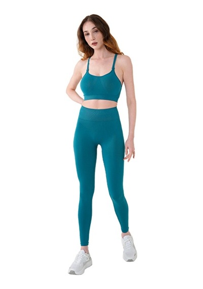 Musclecloth Nova Seamless İpli Bra Cool Blue