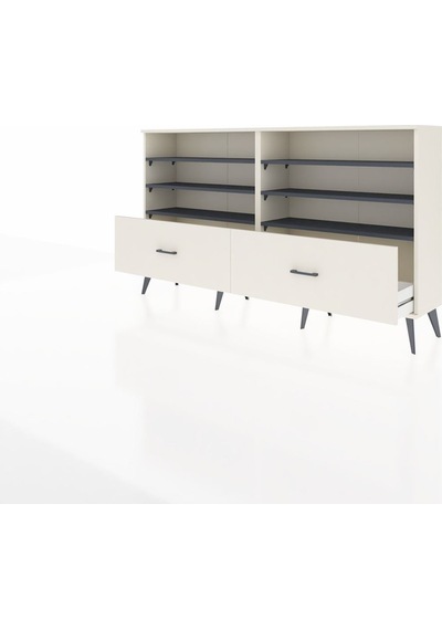 Arges Konsol 6 Raflı 2 Çekmeceli 176x30x99 Aytaşı-antrasit/aytaş Aytaşı-antrasit/aytaşı Arges Konsol 6 Raflı 2 Çekmeceli 176x30x99 Aytaşı-antrasit/aytaş Aytaşı-antrasit/aytaşı