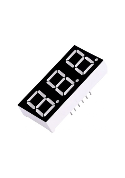 14mm 3'lü 7 Segment Display Anot