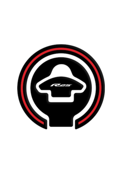 GP Kompozit  Yamaha R25 2015-2018 Uyumlu Tank Pad Seti Kırmızı