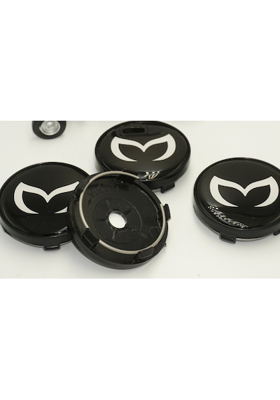 Mazda Batman Logo Jant Göbeği Kapak Seti  60mm