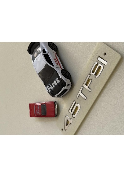 Audi 45 Tfsı Krom Bagaj Yazısı 3m 3d Abs